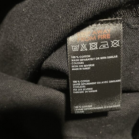 BDG Urban Outfitters Skirt Womens XS Denim Mini Black Buttons Wrap Around - Picture 4 of 6